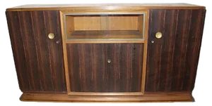 Art Deco Macassar Sideboard, 1930s