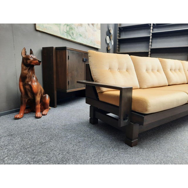 Brutalist Four-Seater Sofa by Klaus Rausch, 1960s For Sale - Image 6 of 18