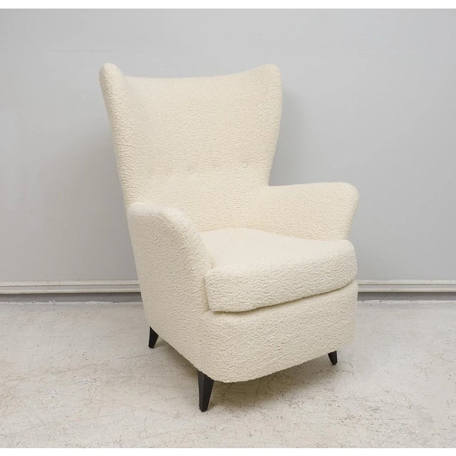 Mid-Century Modern Pair of Italian Mid-Century Modern Lounge Chairs For Sale - Image 3 of 12