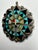 Native American Zuni Vintage Sterling Silver Inlay Pin/Pendant For Sale In South Bend - Image 6 of 6