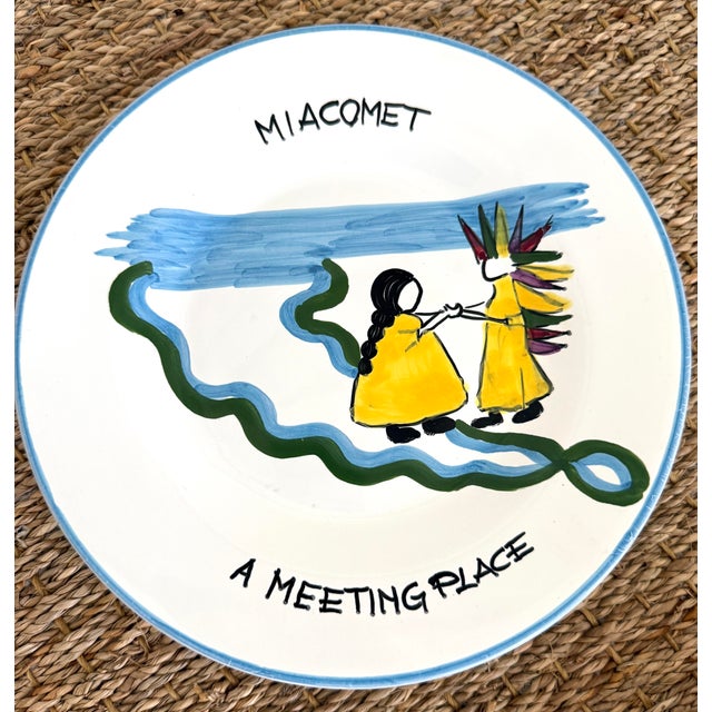 Set/8 Nantucket Plates Made in Italy For Sale - Image 9 of 12