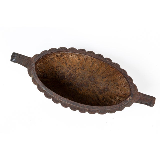 Pair Cast Iron Footed Oval Planters, France, Circa 1920. For Sale - Image 4 of 8