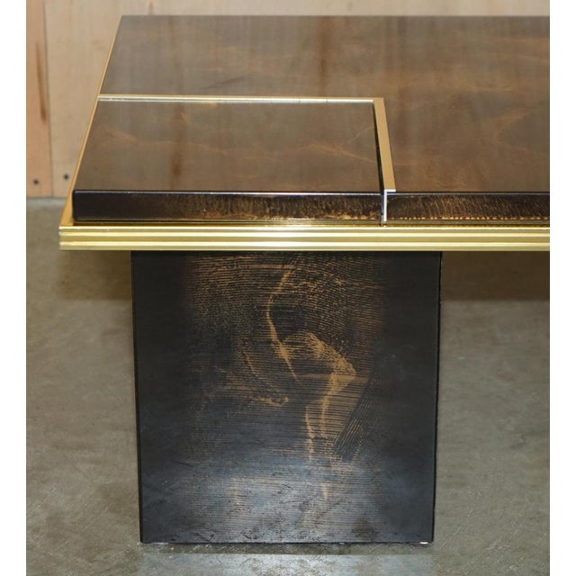 Wood Mid-Century Modern Lacquered Coffee Table For Sale - Image 7 of 17