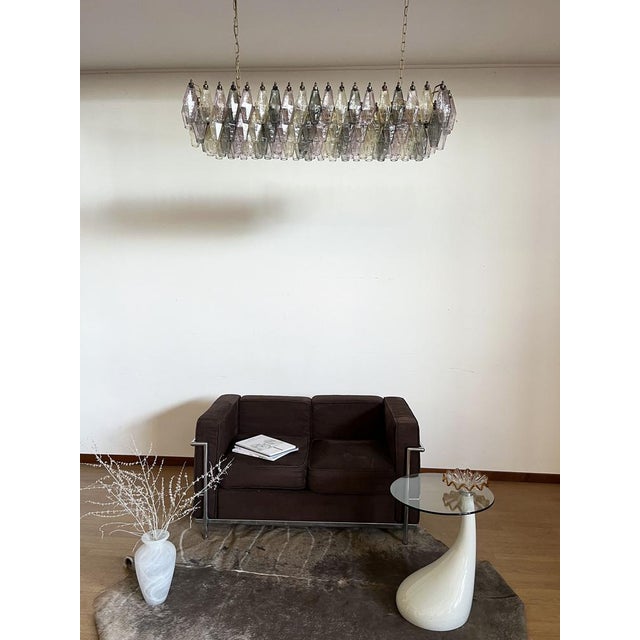 Murano Poliedri Chandelier by Carlo Scarpa, 1990 For Sale - Image 10 of 18