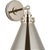 Chapman & Myers for Visual Comfort Signature Parkington Small Single Wall Light in Polished Nickel For Sale