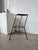 Vintage Wicker and Metal Stool by Dennis Lennon, 1950 For Sale - Image 6 of 18