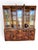 American of Martinsville 1970s American of Martinsville Credenza and China Cabinet Hutch Patchwood Olive Wood ' Camo' Cabinet For Sale - Image 4 of 14