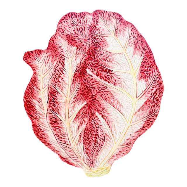 Italian Majolica Radicchio Trivet For Sale