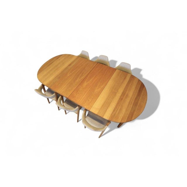 Dining Table in Oak with Extension Leaves by Kurt Østervig for Kp Møbler, 1960s For Sale - Image 10 of 18
