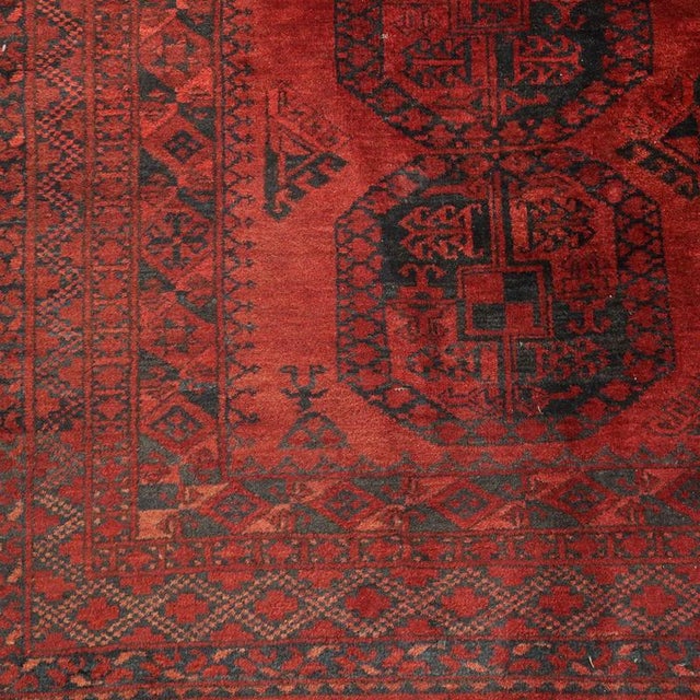 Vintage Bokara Rug, Afghanistan For Sale - Image 5 of 8