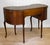 1940s Vintage French Mahogany Carved Kidney Writing Vanity Desk For Sale - Image 5 of 12
