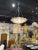 Modern Murano Glass Multi Disc Flush Mount Chandelier For Sale - Image 4 of 7