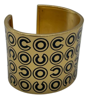 Chanel Gold Cuff Coco Bracelet