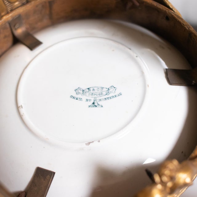 Gold Late 19th-Century French Louis XVI-Revival Ormolu Sèvres-Style Porcelain Ornamental Guéridon For Sale - Image 8 of 18