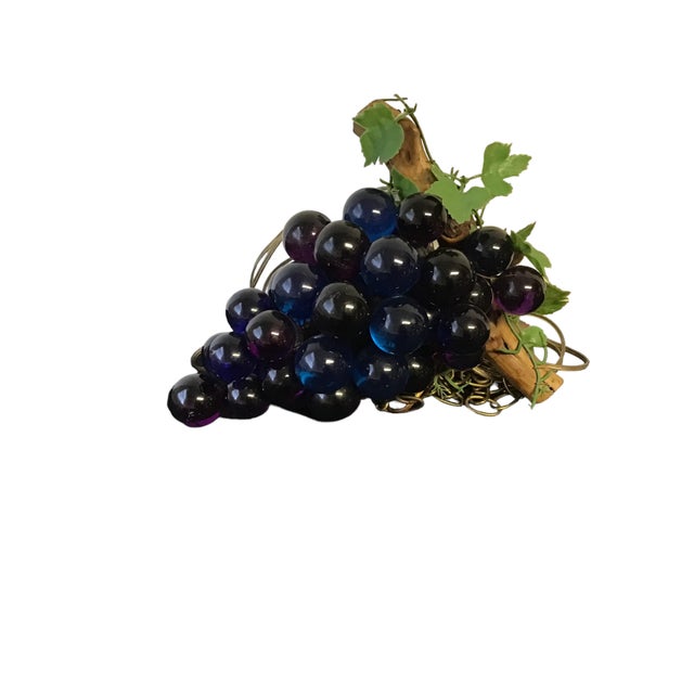 Mid 20th Century Vintage Acrylic Grape Cluster Hanging Light For Sale - Image 5 of 6