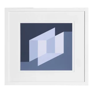 Josef Albers, Perceptual Ambiguity - P2, F25, I2 , Geometric Abstract Screenprint