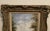 Original Oil Landscape Serene Lake View, Framed in a Very Thick Ornate Carved Frame With Linen Liner For Sale - Image 10 of 12