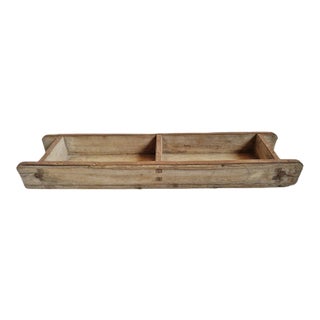 Vintage Rustic Old Wood Brick Mold - Small For Sale