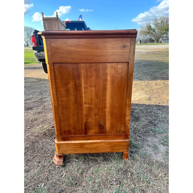 19th Century French Louis Philippe Solid Walnut Sideboard / Buffet For Sale - Image 9 of 13