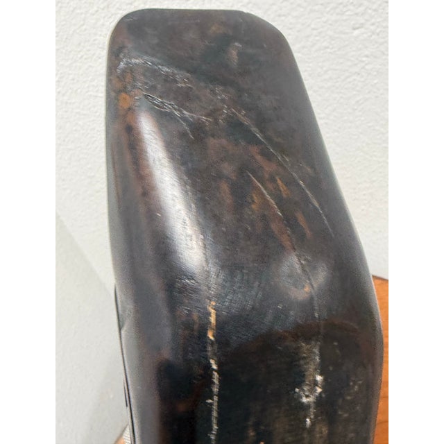 Folk Art Folk Art Hand Carved Wooden Duck For Sale - Image 3 of 12