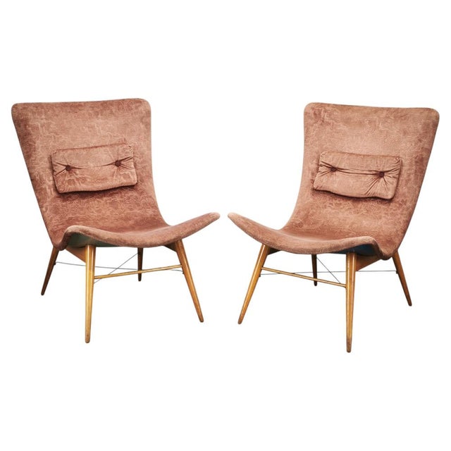 Shell Lounge Chairs by Miroslav Navrátil, Former Czechoslovakia, 1960s, Set of 2 For Sale - Image 16 of 16