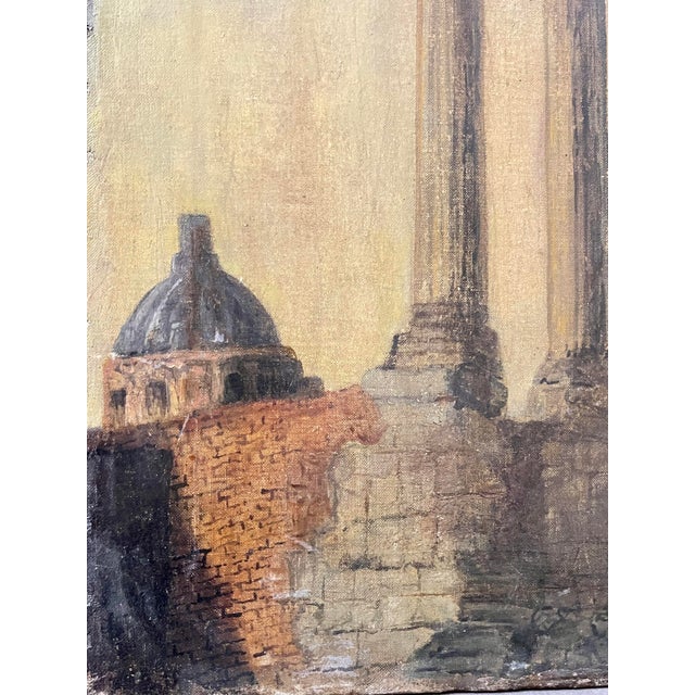 Pietro Sassi, Grand Tour Style Scene, 19th Century, Oil on Canvas For Sale - Image 5 of 8