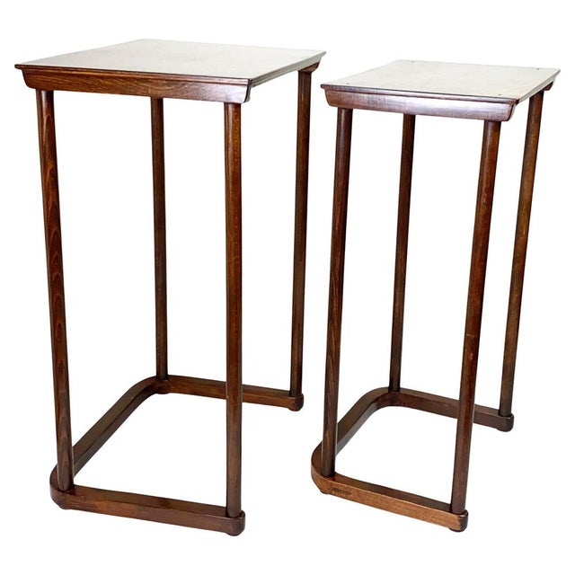 Nesting Tables by Josef Hoffmann for Thonet, 1910s, Set of 2 For Sale - Image 15 of 15