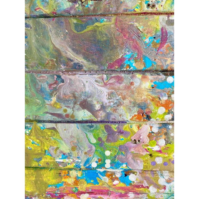 Artist's Framed Painters Palette Wall Sculpture For Sale - Image 4 of 6