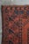 Vintage Hand Knotted Oriental Red & Black Geometric Area Rug Carpet 9' X 11' For Sale - Image 12 of 16