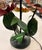 Metal Mid Century Floral Toleware Lamp For Sale - Image 7 of 7