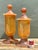Mid 20th Century Vintage Murano Vietri Amber Glass Apothecary Jars - Pair For Sale - Image 5 of 12