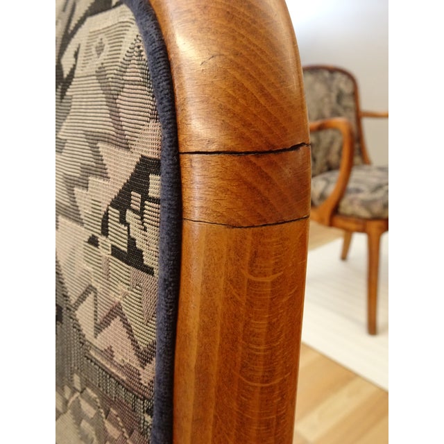 4 Art Deco Chairs From RMS Caronia Ocean Liner 1940's For Sale - Image 12 of 18