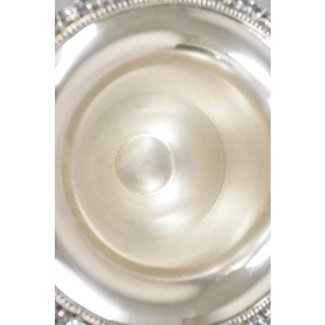 Mid 20th Century Victorian Silver Plated Twin Branch Handle Trophy Cup Champagne Ice Bucket For Sale - Image 10 of 12