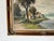 Wood Vintage P. Veen European Countryside River Landscape Oil on Canvas Painting For Sale - Image 7 of 12