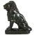 French Rare French Antique Bronze Sculpture of “Seated Lion No. 4” After Antoine-Louis Barye For Sale - Image 3 of 12