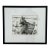 Drawing of European Laborer in Charcoal, Framed For Sale