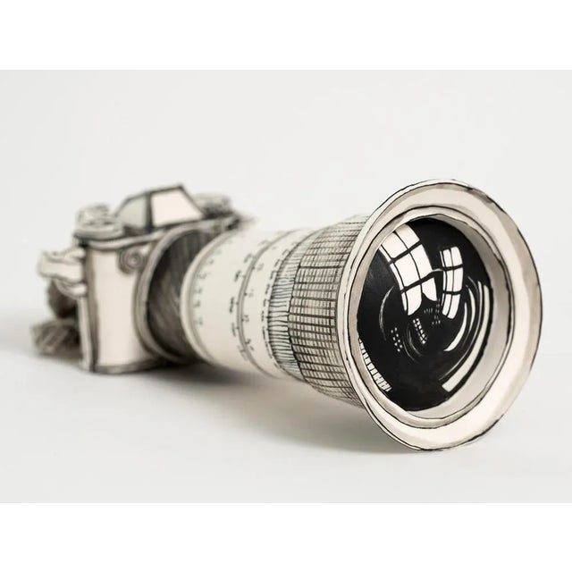 Katharine Morling, Camera Sculpture with Long Lens, 2022, Porcelain For Sale - Image 10 of 10
