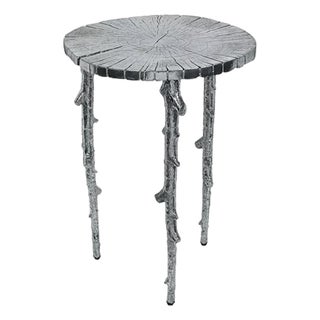 1990s Attributed to Michael Aram " Enchanted Forest Polished Side Yable" For Sale