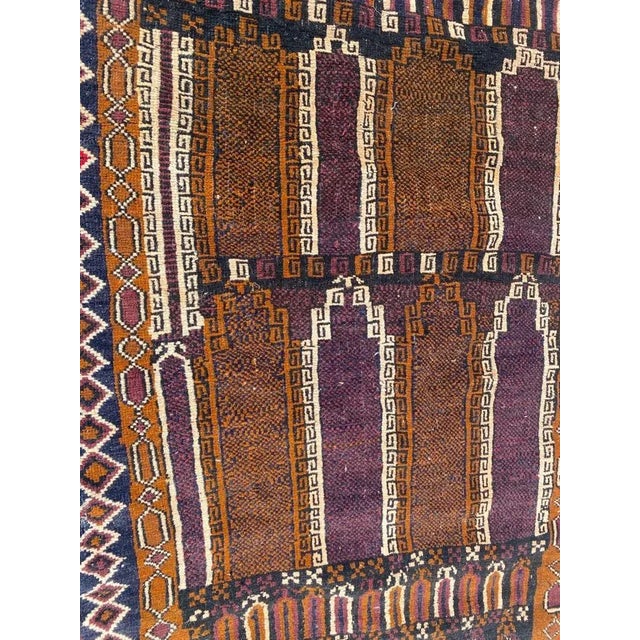 Small Vintage Baluch Afghan Rug For Sale - Image 9 of 18