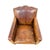 Antique French Moustache Cognac Leather Club Chair, 1920s For Sale - Image 10 of 13