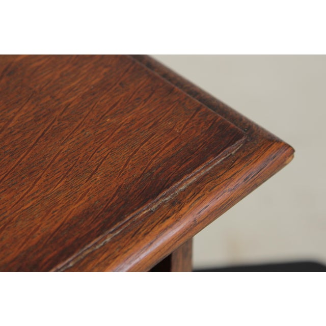 Antique Arts & Crafts Diminutive Mission Oak Smoking Cabinet For Sale - Image 10 of 13