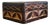 Vintage Hand-Carved Wooden Trinket Box With Geometric Folk Art Motifs For Sale