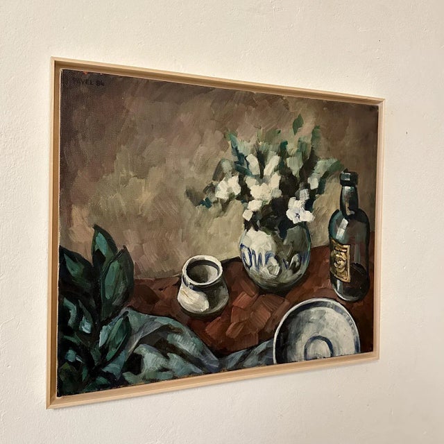 Pavel Roucka, Still Life, 1986, Oil on Canvas For Sale - Image 3 of 10