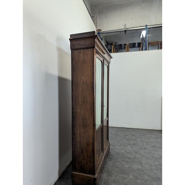 Louis Philippe Flame Mahogany Bookcase For Sale - Image 3 of 9