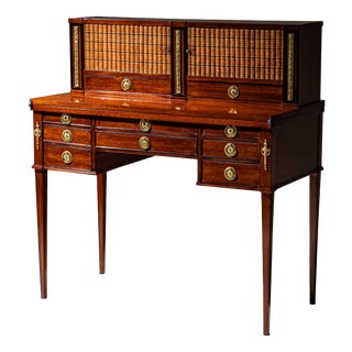 Mid-19th Century French Mahogany Desk For Sale