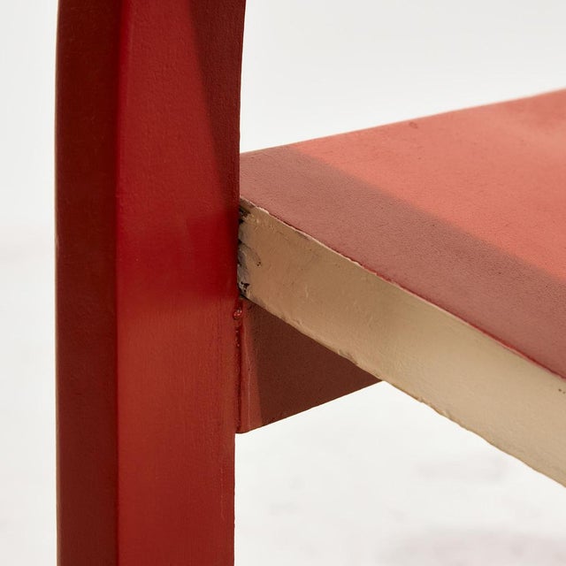 Vintage Beech Armchair, 1940s For Sale - Image 17 of 18