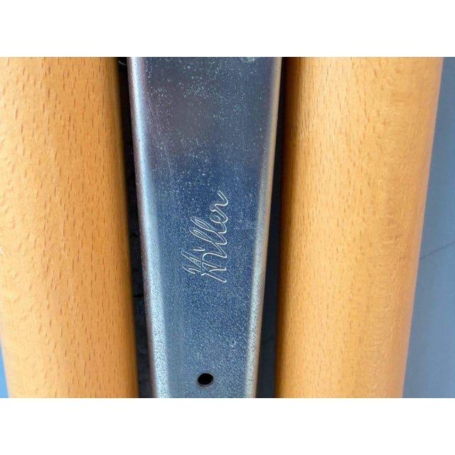 Folding Tables in Beech and Steel from Hiller For Sale - Image 14 of 15