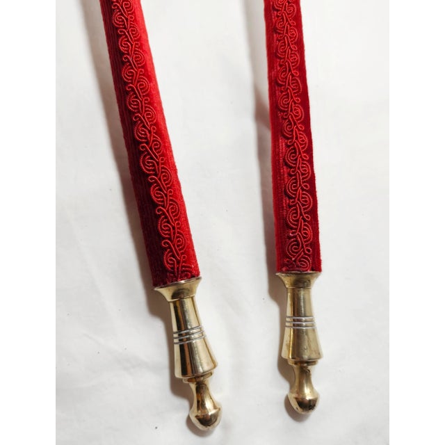 Gold Wall Sconces, Spain, 1950s, Set of 2 For Sale - Image 8 of 15