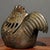 Bronze Antiqued Bronze Rooster Incense Burner - Chinese Gilt Metal Bird Sculpture For Sale - Image 8 of 9
