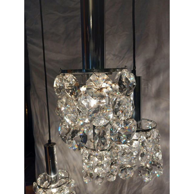 Lead Crystal Cascade Lamp from Bakalowits & Söhne, 1970s For Sale - Image 10 of 18